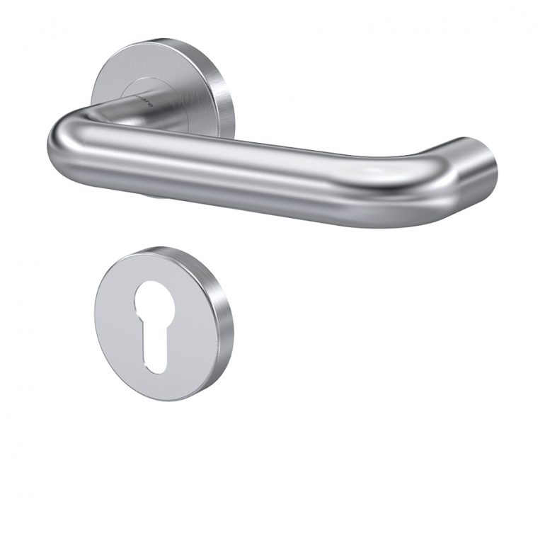 hardware for doors-door handle with lock-2K1044-Intelliware