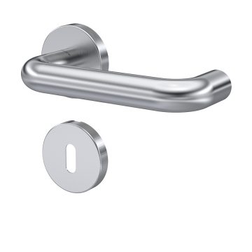 hardware for doors-door handle with lock-2K1044-Intelliware